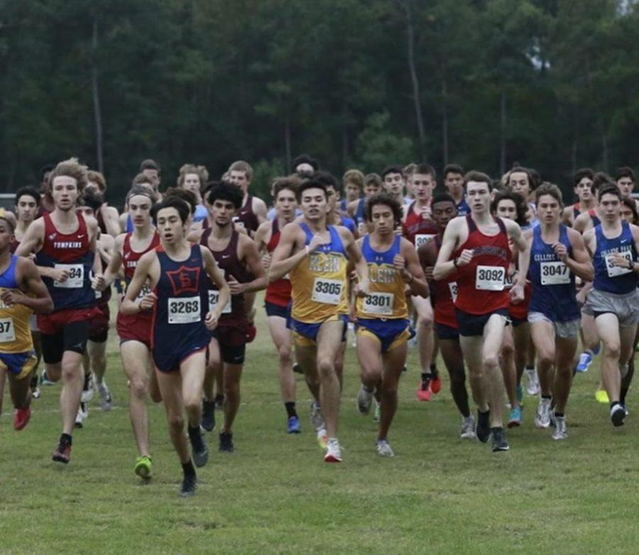 The Beginning of the Atascocita Invitational, one of the most competitive meets in the greater houston area.  