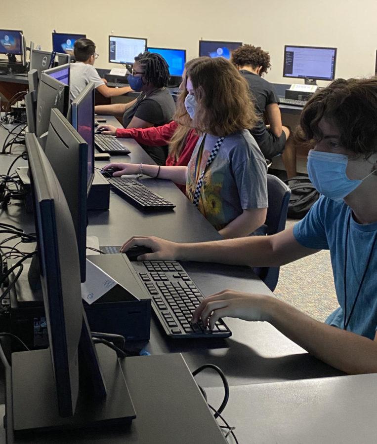 Students have the choice to wear masks during the 2021-2022 school year.
