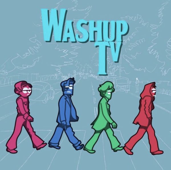 The design of the characters from the YouTube channel imitates the cover of The Beatles’ 1969 album Abbey Road.